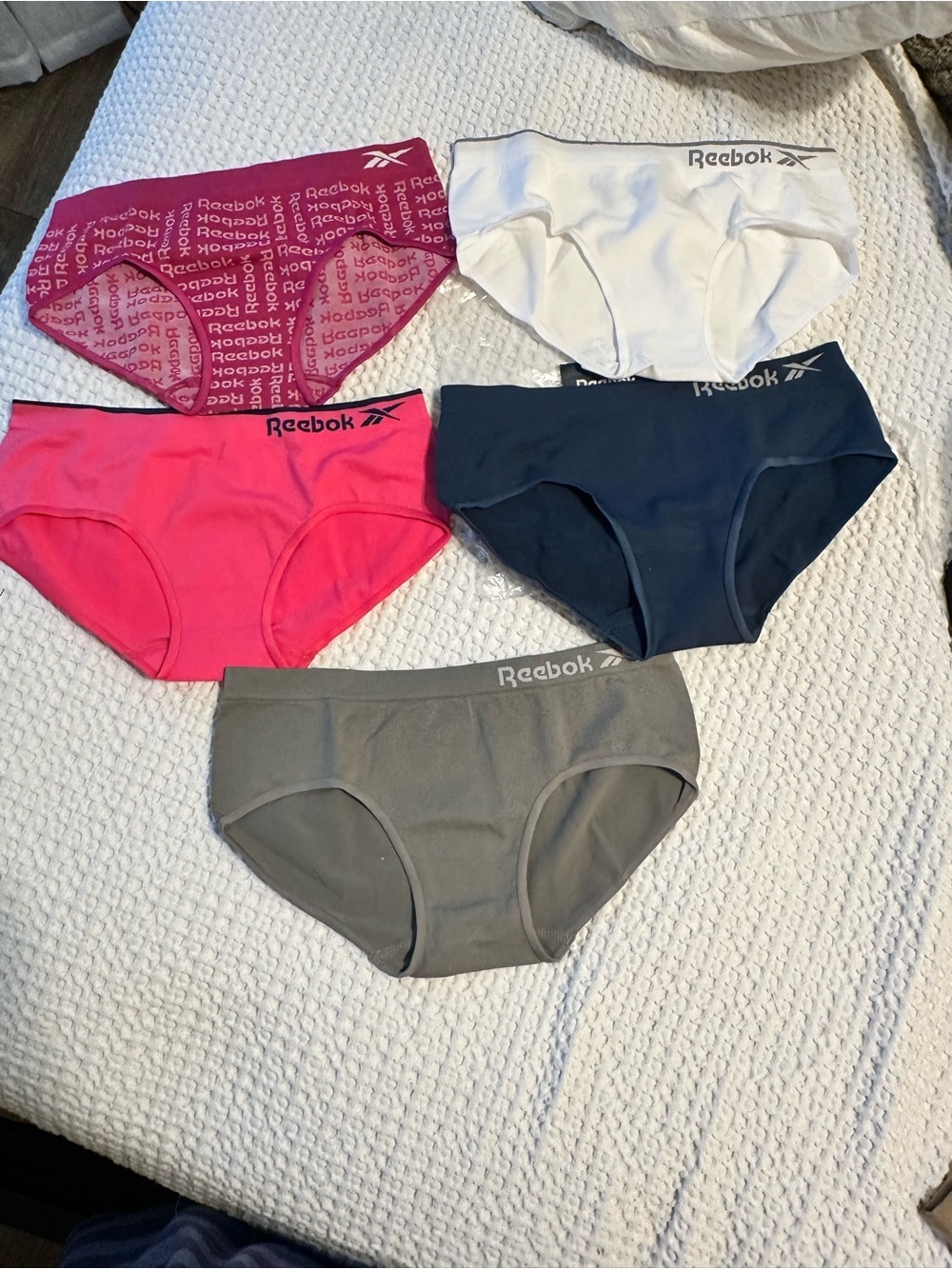 Reebok 5 pack of hipster cotton panties